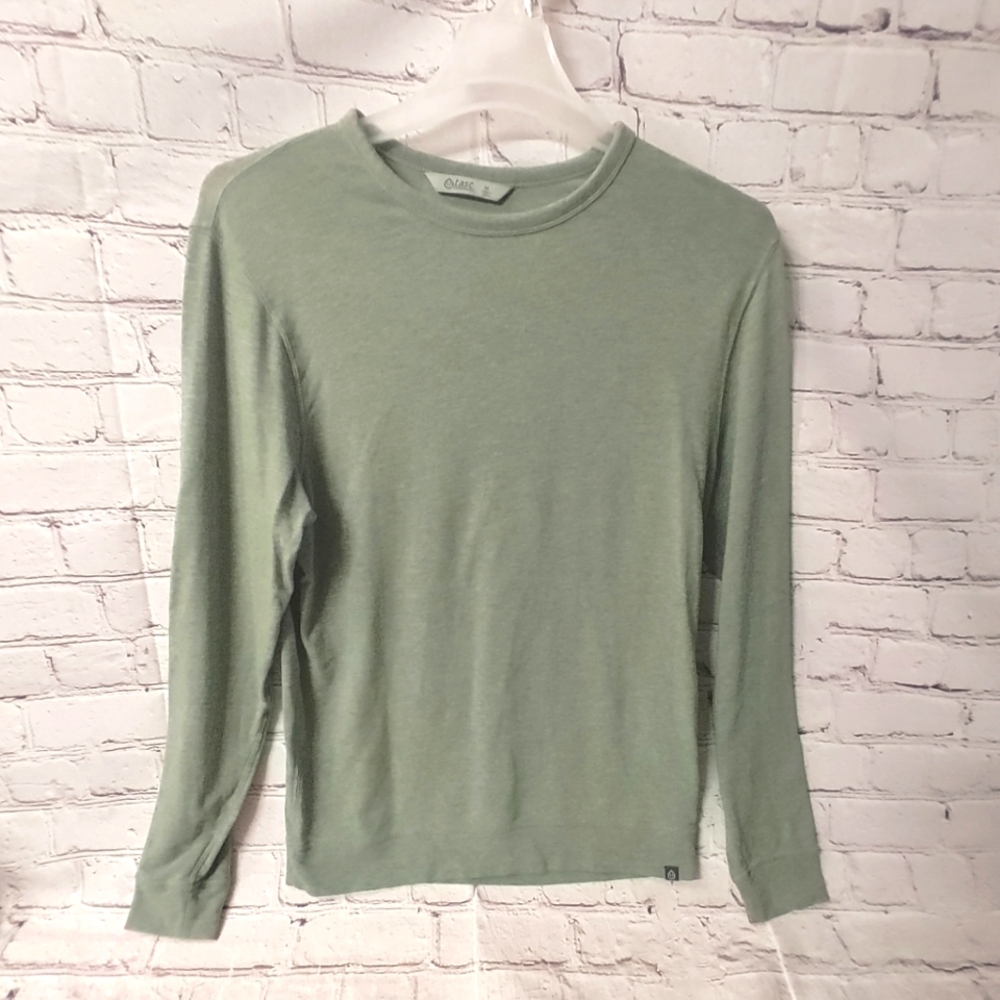 Tasc Carrollton Long Sleeve Heather Green Long sleeve Pullover Medium